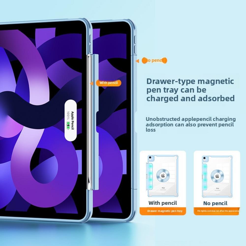 Magnetic 720 Rotating iPad 10 Case Split Stand Cover for iPad Air 5 9th Gen 12 9 Inch Tablet 2022