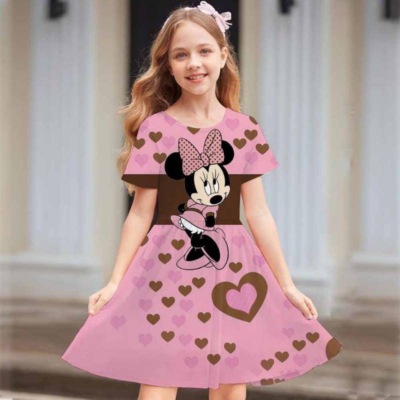 

Girls 3D Unicorn Dress Short Sleeve Summer Spring Vacation Daily Holiday Princess 110