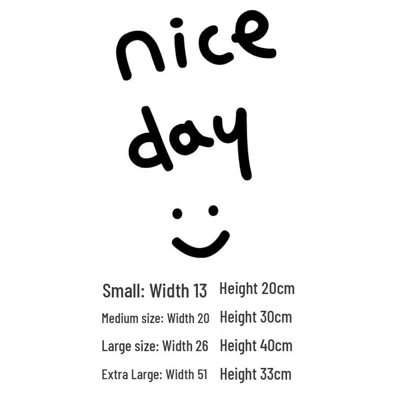 Smiley Face Self-Adhesive Wall and Window Stickers - Nice Day Design