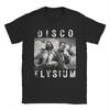 Disco Elysium Shivers Cotton TShirt For Man Summer  Vintage T Shirts Breathable Novelty Tees Plus Size Design Tops