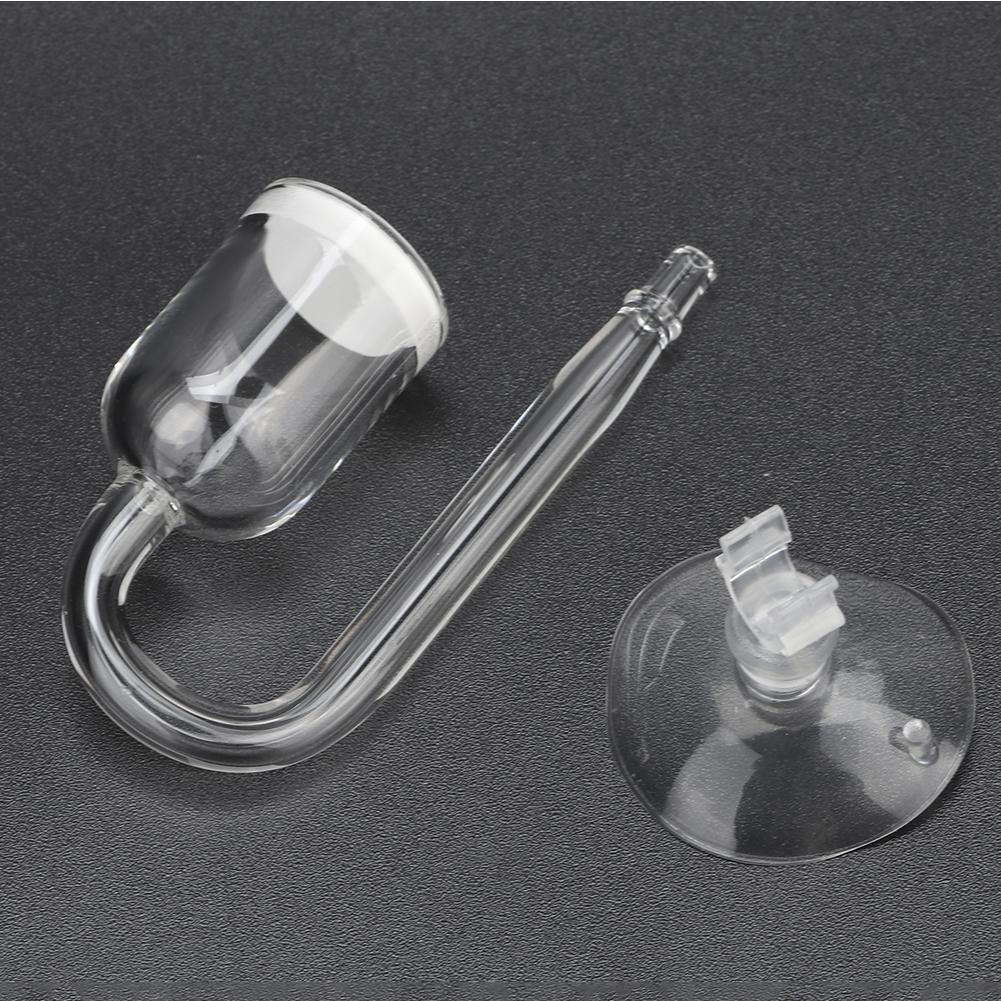 High Transparent Glass Aquarium Carbon Dioxide Refiner Fish Tank CO2 Dissolver Diffuser Atomizer