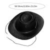 Glittering Powder Cowboy Hat Hiphop Sparkling Plastic Disco Fedora Cap for Party Costume Dancers Rapper Mardi Gras