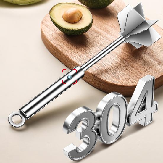 Meat Chopper Tool, Stainless Steel Ground Beef Crusher with 6 Blades, Hamburger Masher for Turkey Chicken, Potato Masher & Food Processor