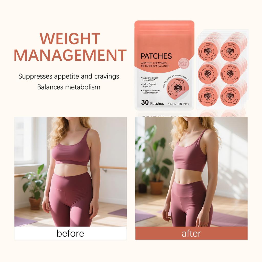 Weight Management Patch Balance Hormones Digest Healthy Weight 30 PATCHES
