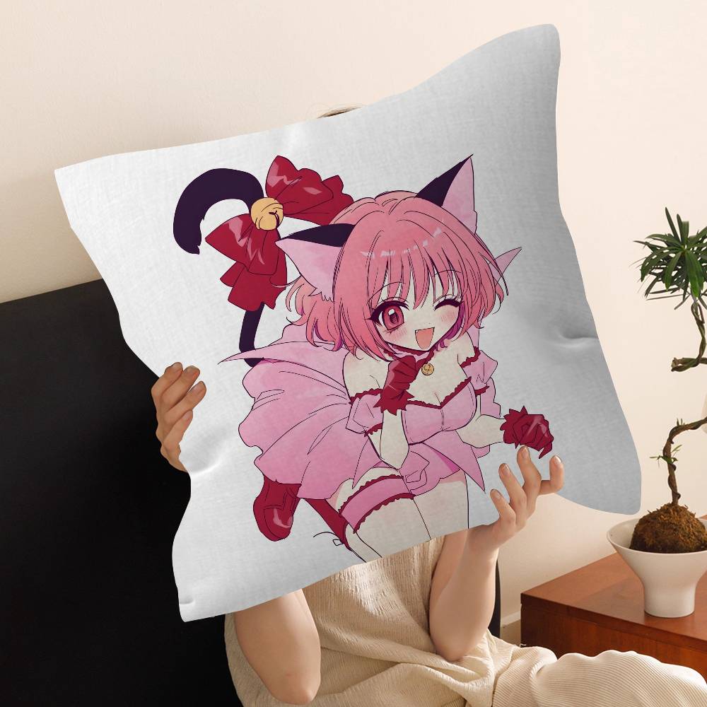 Tokyo Mew Mew Anime Pillowcases Home Bedding Decorative Pillow Cover Wedding Super Soft Pillow Case