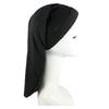 Long Tail Hair Wrap Caps for Men Soft Polyester Head Wrap Quick Drying Towel Turban Hat for Dreadlocks Various Hairstyles