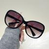 New Women's Brand Oval Shape Sunglasses Women Designer Sun Glasses Fashion Classic Big Frame Glass Shades UV400