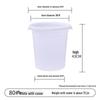 ZISIZ Extra Large Thickened Plastic Bucket