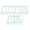 Piscine Hors Sol à Armature 404 X 201 X 100 Cm 11 En 1 Bestway 56441