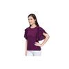 OOMPH! Women' Crepe Tunic Top Eggplant Oomph! offers all kinds of tops for both