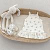 Cute Summer Cartoon Dress for Girls Ruffled Strap Toddler Dress