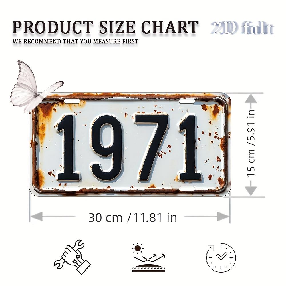 

D Flat Vintage Aluminum Sign Rustic Wall Decor for Home Bar Cafe Easy to Hang No Power Needed 15x30cm(5.9x7.8inch)