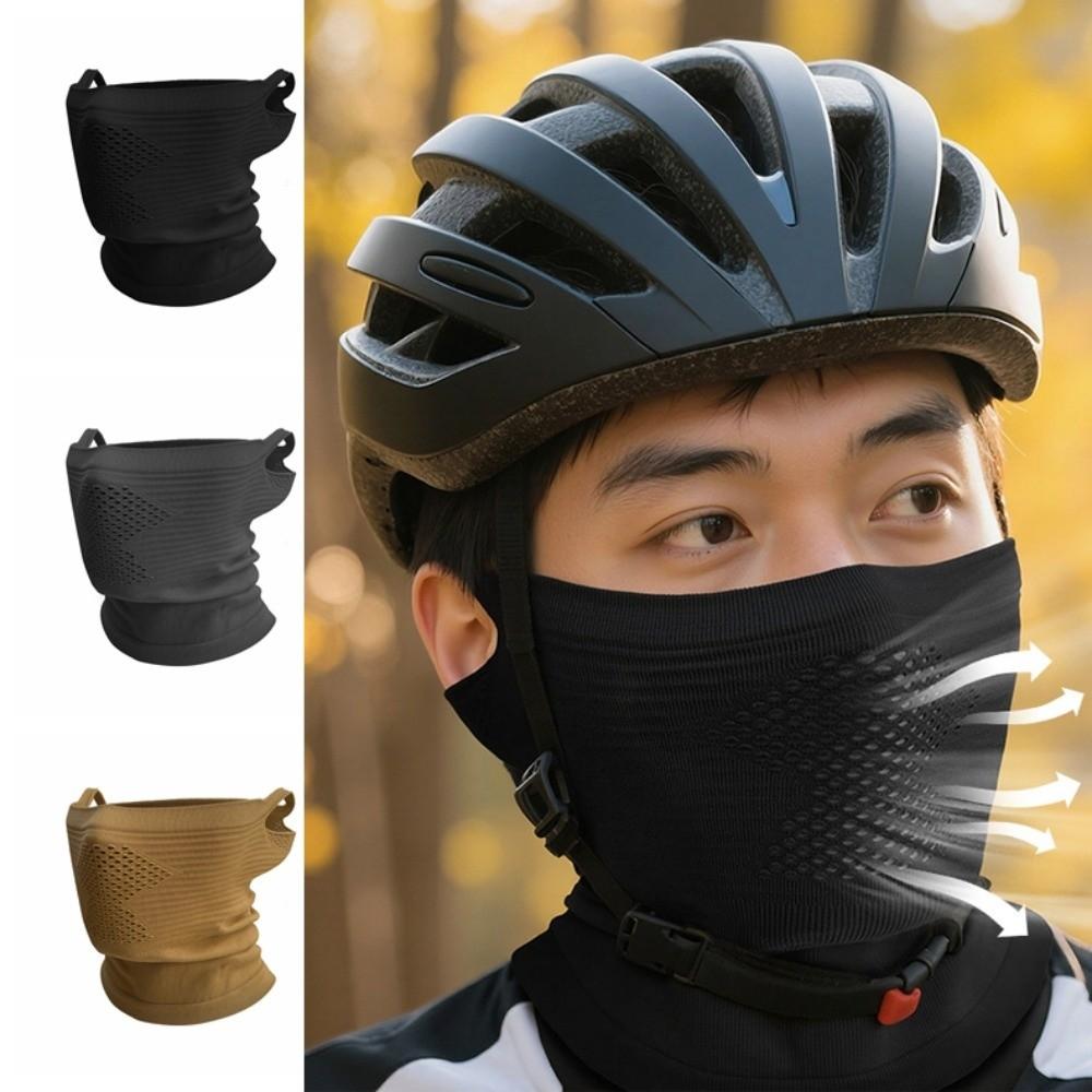 Windproof Warm Face Cover Neck Protection Cycling Face Mask Thin Warm Riding Mask Golf