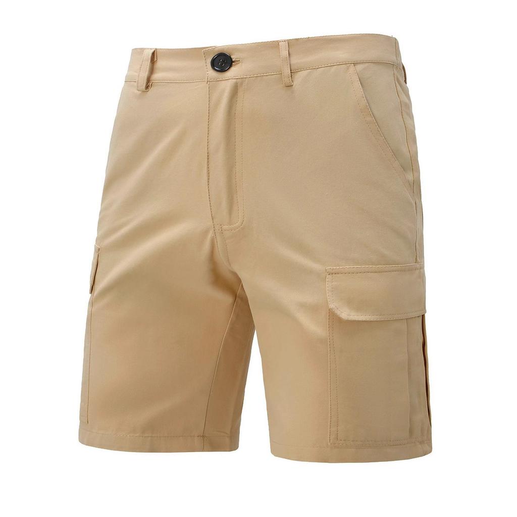 Men'S Summer Athletic Casual Plus Size Woven Beach Shorts Men Shorts Shorts Men