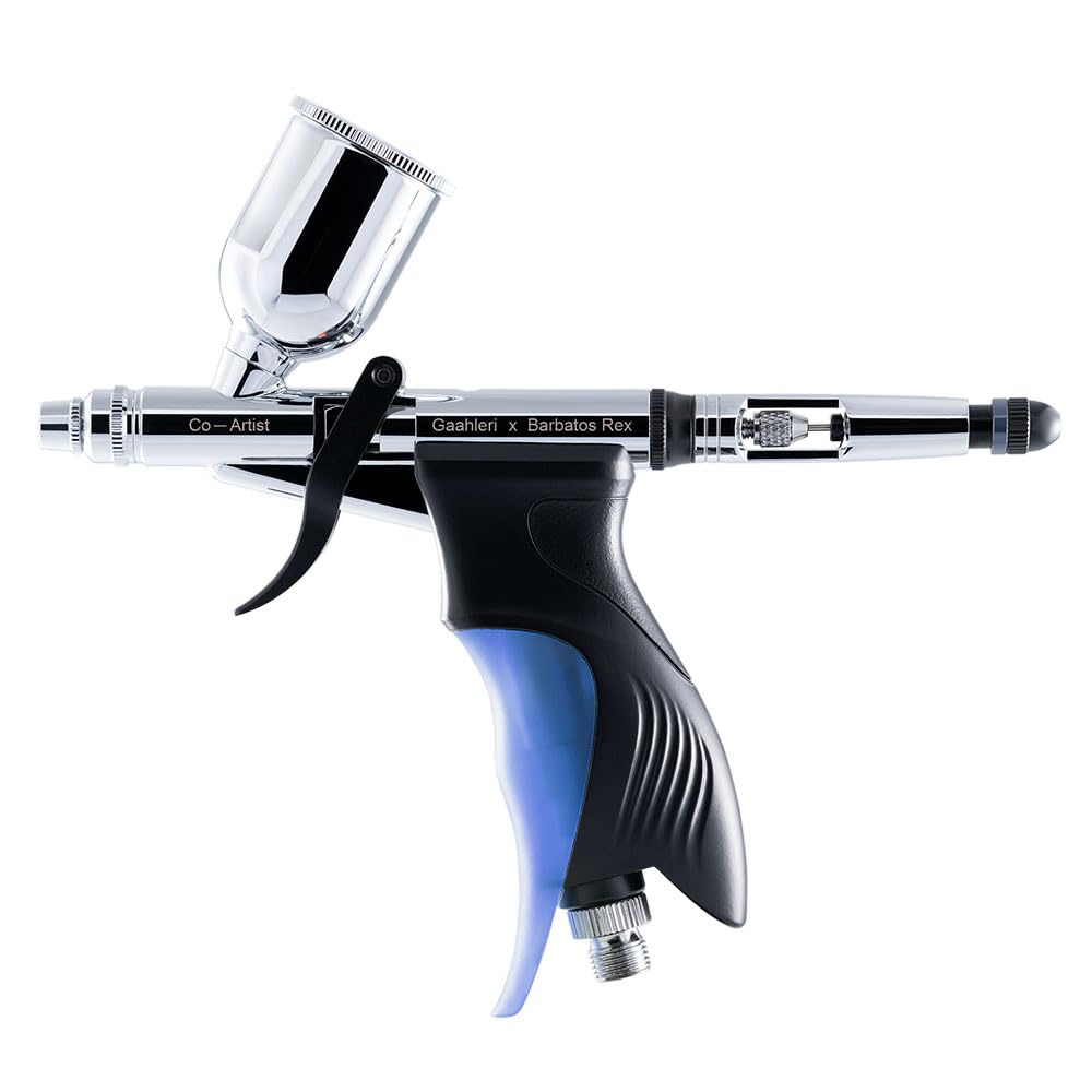 

Gaahleri Barbatos Rex Trigger Airbrush Insertion with and Nozzle Diameters for Model Painting GHAC-Swallowtail Co-Artist Double-Action (Self-Centering синий