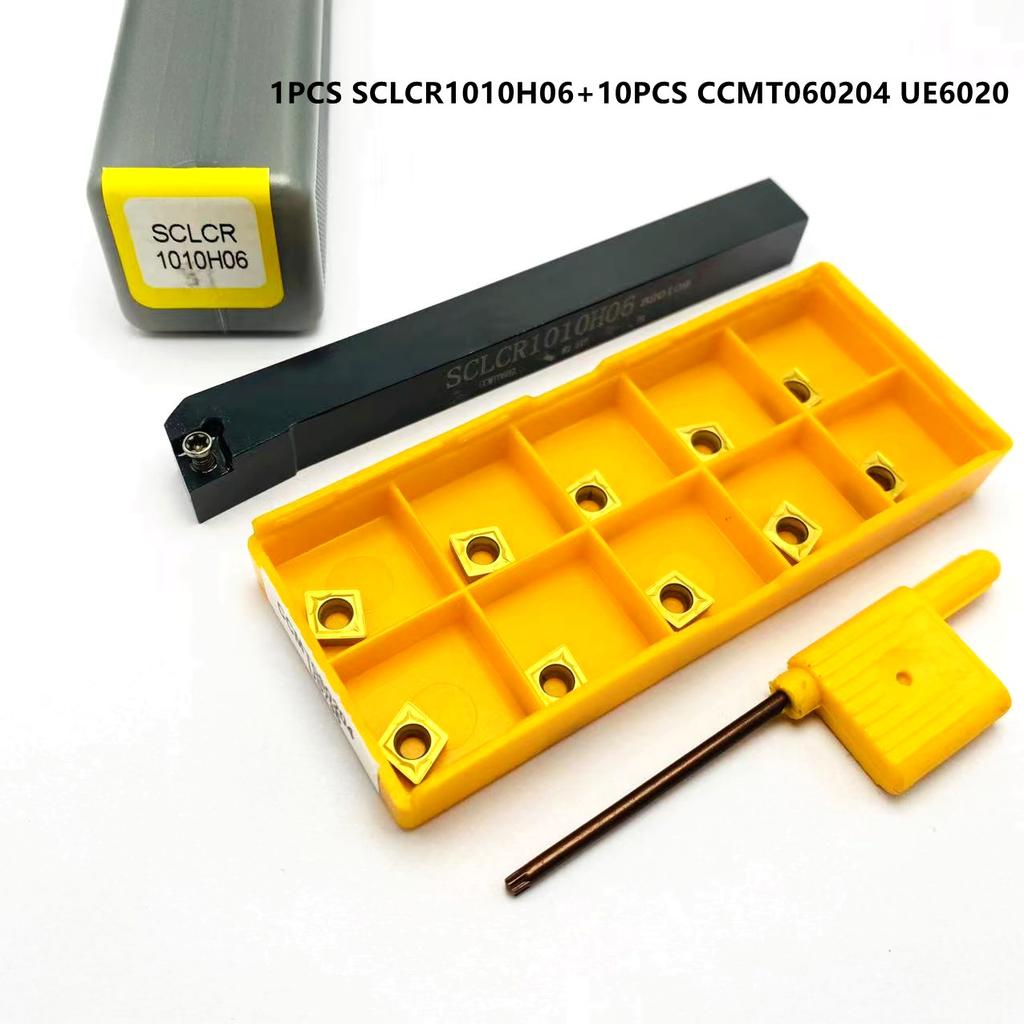 SCLCR1010H06 SCLCR1212H06 SCLCR1616H06 External Turning Tool Holder CNC Boring Tool for CCMT060204 Carbide Inserts