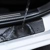 BAGE7 Car Sticker Hot 2025 M 1/4/5Pcs Car Door Sill Scuff Plate Decor Carbon Fiber Stickers For BMW X1 X2 X3 X4 X5 X6 X7 F30 F10 E28 E