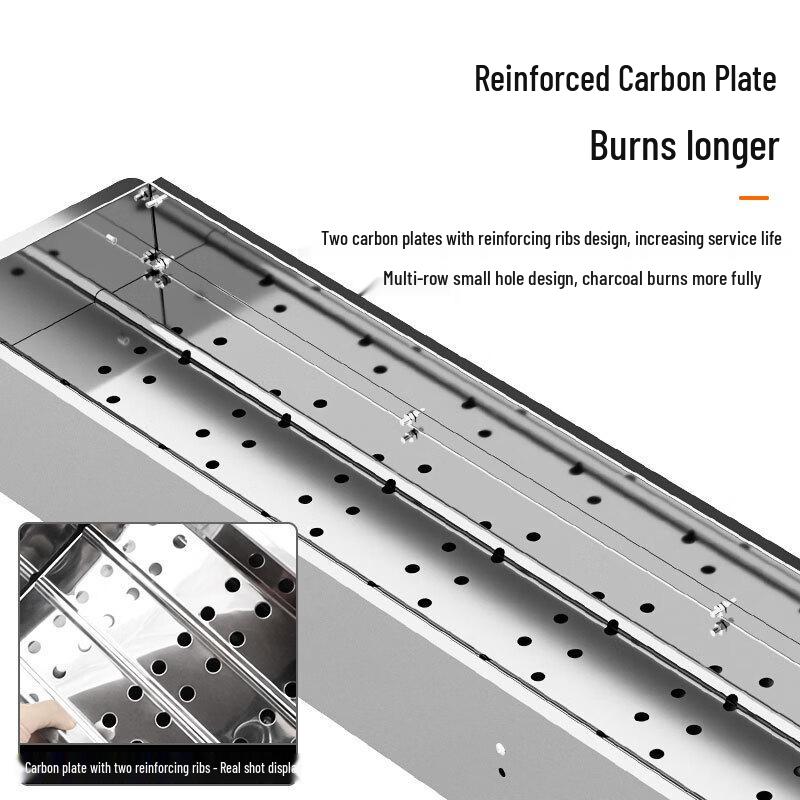 Magnetic Stainless Steel Charcoal Grill