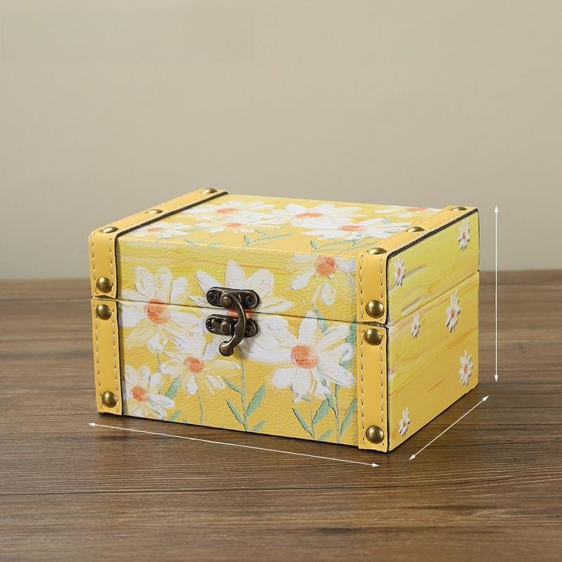 Leather Versatile Desktop Organizer Box For Cosmetics Stationery And Accessories