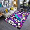 Purple Cartoon Warrior Pattern Suitable As a Non-slip Mat for the Living Room or Bedroom Sofa