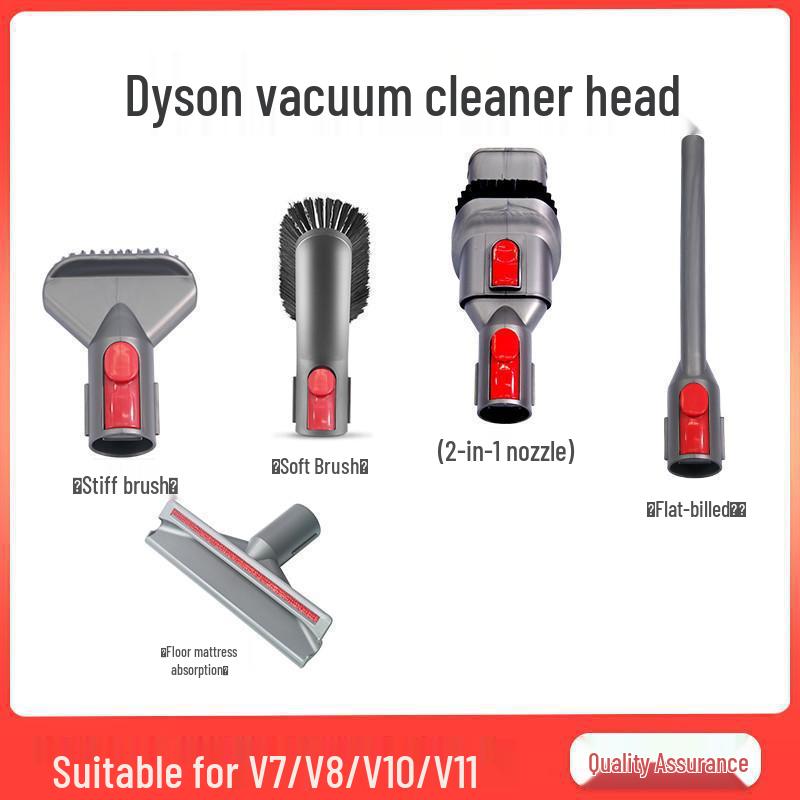 Dyson V7-V11 Vacuum Cleaner Soft Brush & Nozzle Accessories Set