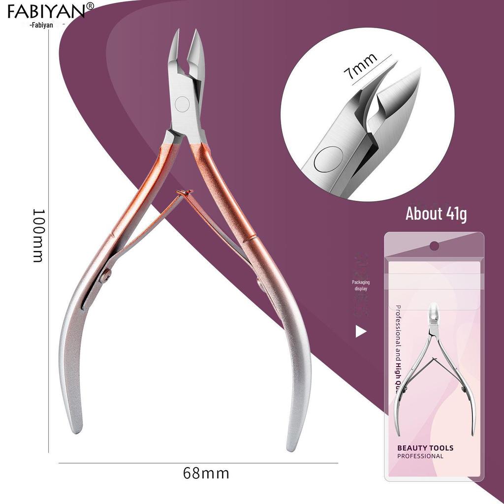 Stainless Steel Cuticle Scissors & Pliers Set with Nail Clippers - Nail Tool Kit