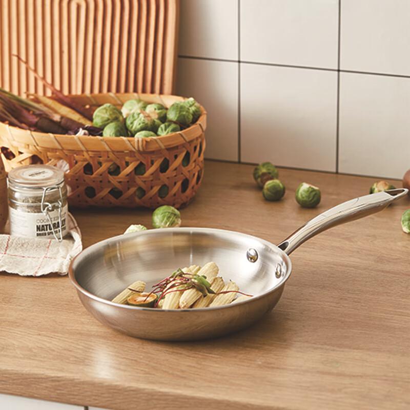 Lilang 304 Stainless Steel Frying Pan