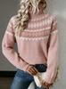 Maglione da Donna in Lavorazione Grossa Jacquard Acrilico Stile Europeo e Americano - Bestseller Autunno/Inverno