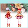 Adorable Resin Gingerbread Man Doll Festive Home Decor For Joyful Christmas Celebrations
