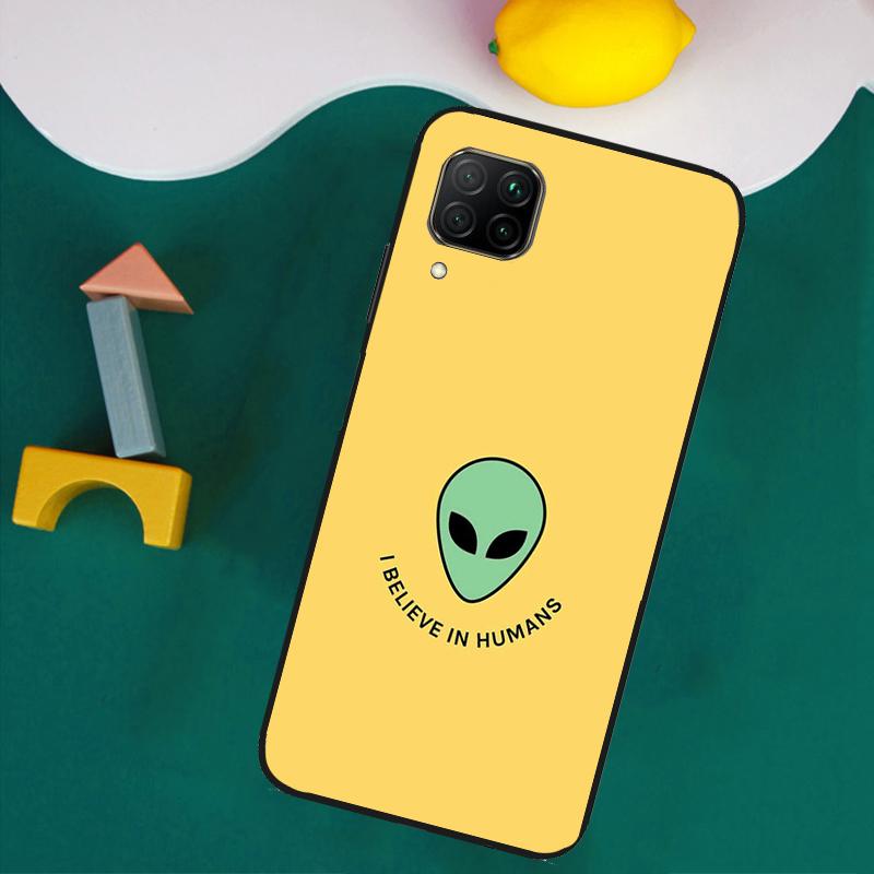 Cartoon Alien For Huawei Nova Y61 Y91 Y73 Y72 Y70 Y60 Y90 12s 12i 11i 8i 9 10 SE P30 P40 Lite P60 Pro Case