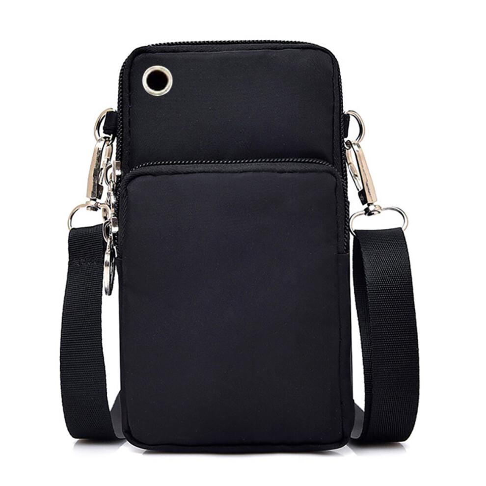 Waterproof Unisex Mobile Cell Phone Bags Outdoor Sports Wristlets Bag for IPhone/Samsung Cell Case Mini Wallet Shoulder Pouch