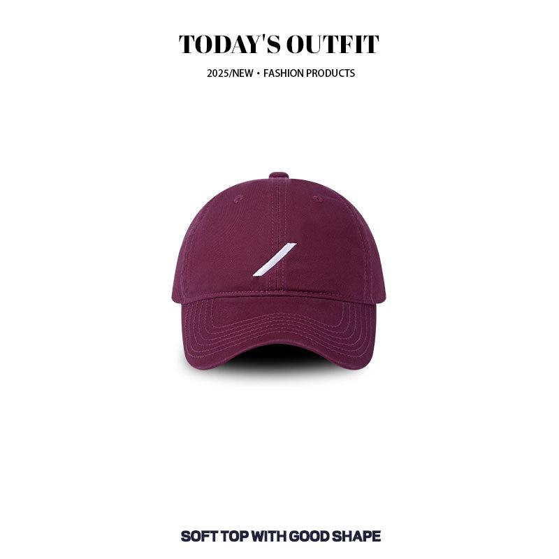 New Baseball Cap Slash Casual Baseball Cap Spring and Summer Simple Face Showing Small Sun Protection Baseball Cap Sun Protection Hat