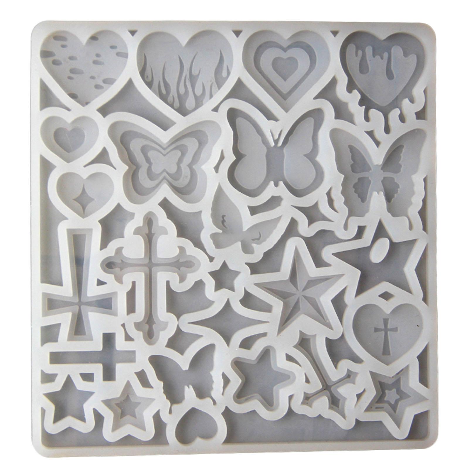 

Формы для литья ювелирных изделий, силиконовые формы для кулонов, формы для литья из эпоксидной смолы в форме распятия для изготовления сережек и брелоков