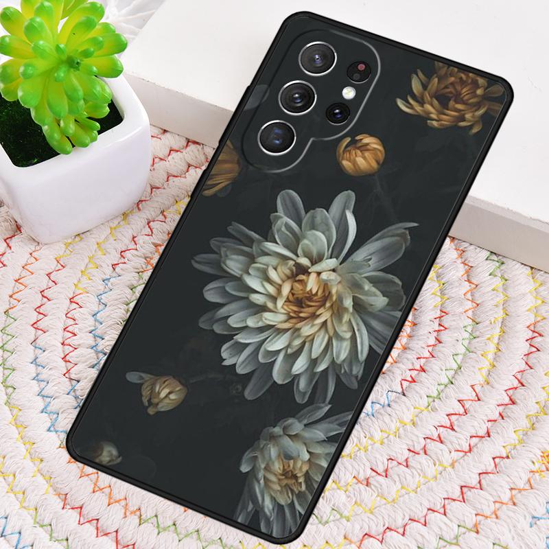 Chrysanthemum Phone Case for Samsung Galaxy note 10 pro S26 Ultra S23 S24 FE S25 S21 S22 PLUS shockproof Cove