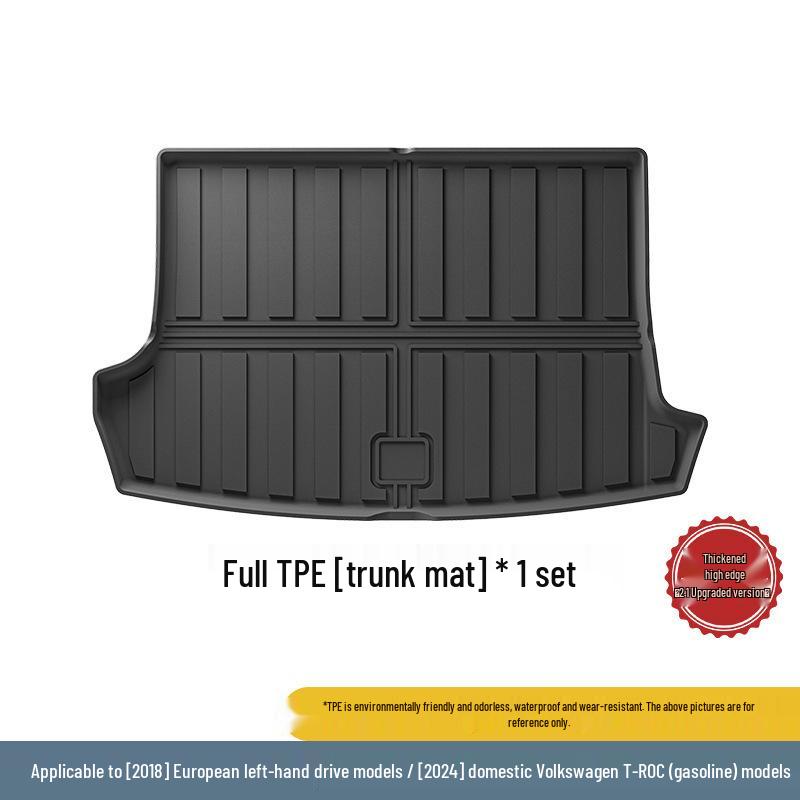 Volkswagen Trunk Mats: TPE All-Environment Mats & Backrest Mats