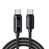 ESSAGER Dual Type-C PD Charging Cable with Digital Display - 100W/60W Fast Charge Compatible with Apple 15/16
