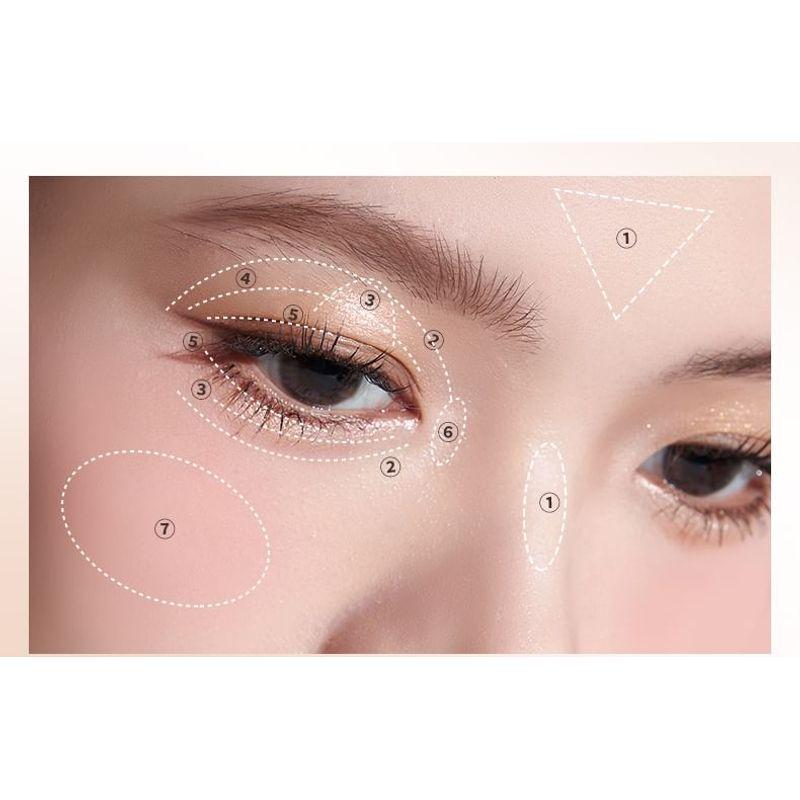 CHIOTURE - Textural 7-Color Eyeshadow Palette - 3 Types