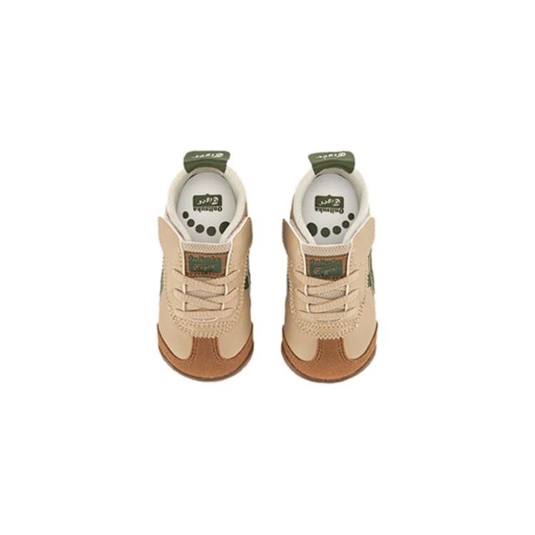 Onitsuka Tiger Mexico 66 Waterproof Breathable Low-Top Walking Shoes Baby Shoes Brown 1184A074-250