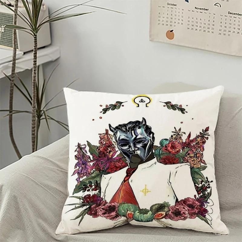 

G-Ghost B-Band Decorative Pillowcase 40x40 Pillow Covers Decorative Luxury Cushion Cover for Pillow 45x45 Cushions Cover Cases 12x12Inch