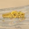Elegant Women's Gold-Plated Rose Flower Ring - Fashionable, Luxurious, and Sweet.
