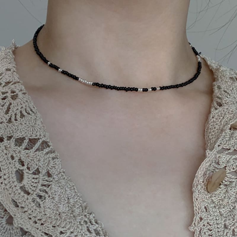 Less is more beads necklace_4color