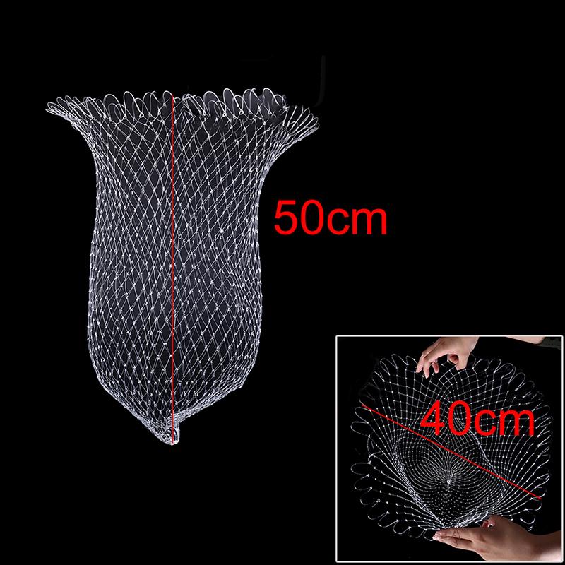 Nylon Fishing Nets Fishing Tackle Collapsible Rhombus Mesh Hole Fishing Products