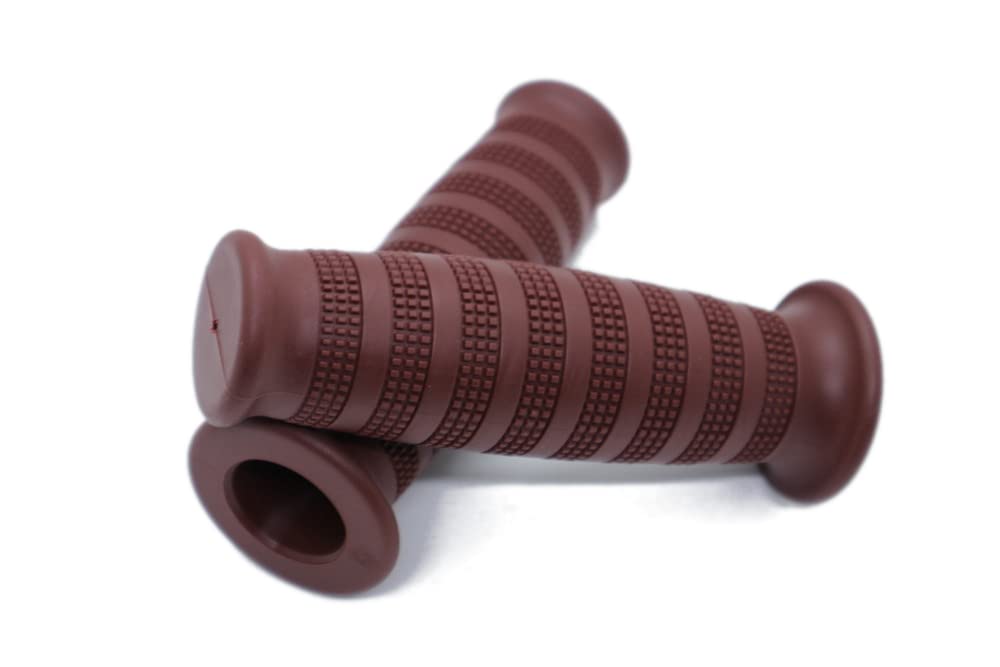 Beatus Vertical Groove Barrel Type Bike Handle Grip 22.2mm General Φ22.2mm коричневый