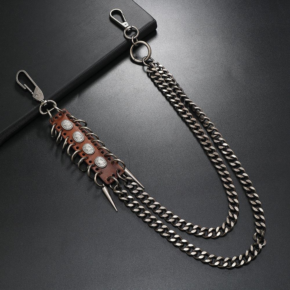 

Europe and America Hot sales Punk Style Metal pants chain Hip hop Street Dance jeansPendant