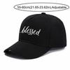 Canvas Embroidered Baseball Cap Blessed Big Brother Baseball Hats  For Man Women