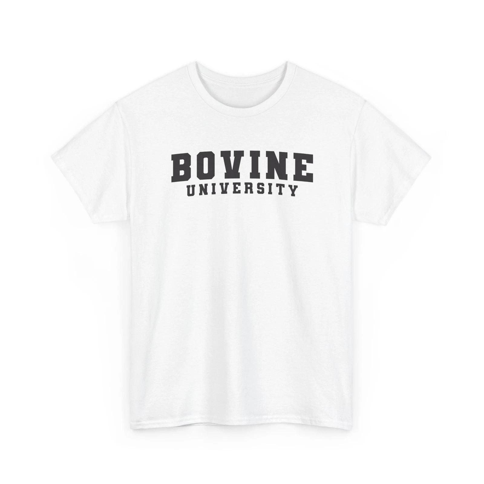 Bovine University - Simpsons Meme Logo Graphic Gildan Cotton Tee S