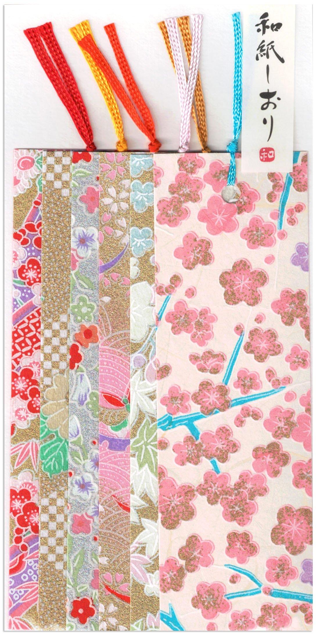 

Washi Kawasumi Yuzen Закладки Washi Kyo Yuzen 6 шт.