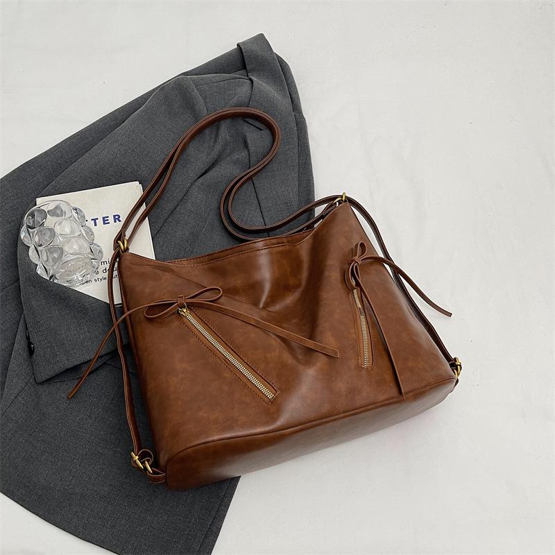 Multi-Function Backpack Soft Leather Women's Shoulder Bag Large Capacity Tote Bag Underarm Bag