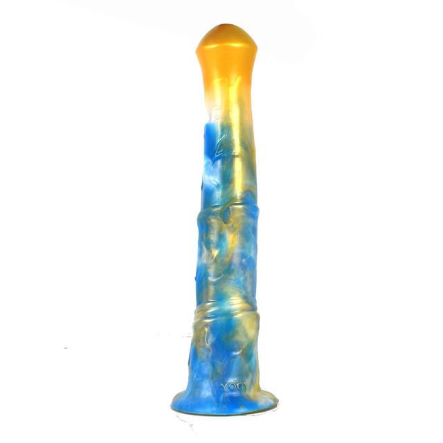 Ejaculation Horse Dildo With Suction Cup Spray Liquid Squirting Penis Silicone Multi Color Anal Sex Toys For Men Women