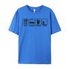 Tops Tees T-Shirt Eat Sleep Fish Repeat T-shirt Combed Cotton Crewneck  Tshirts Fitness Tight Prevailing